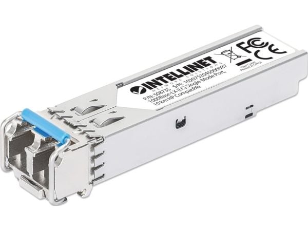 Intellinet 508735, Fiberoptikk, 1000 Mbit/s, SFP, LC, 9/125 µm, LX
