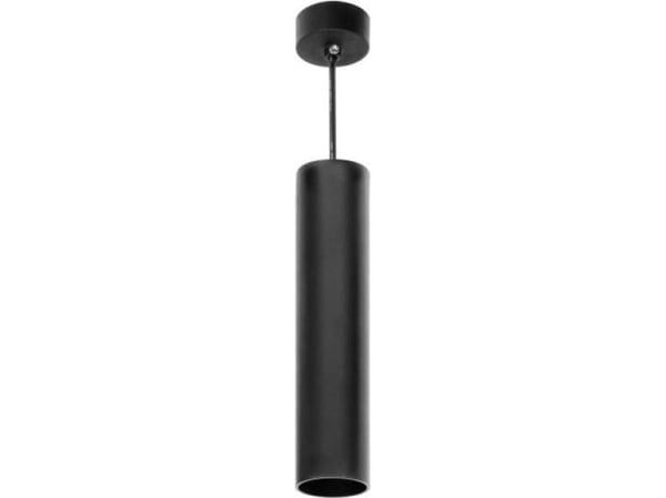 Hengelampe Orno BARBRA PLR GU10 armatur max 35W IP20 rund svart aluminium AD-OP-6189BGU10