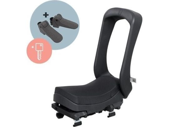 URBAN IKI Junior bagagerumssæde BLACK/BLACK SET nøglelås