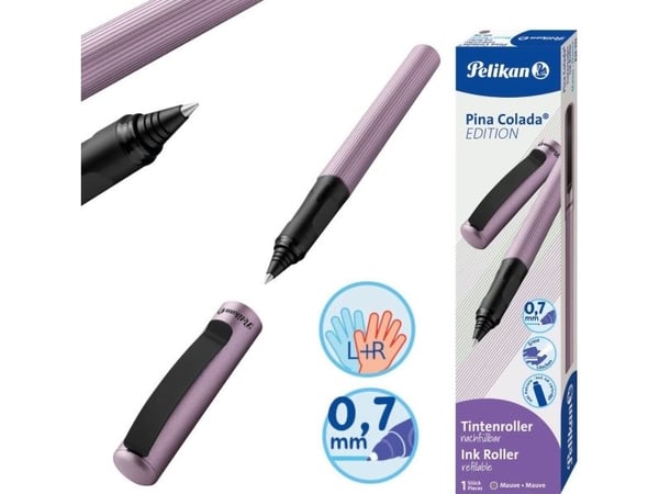 Pelikan Pina Colada Edition, Tynn penn, Mauve, Blå, 0,7 mm, Fint, Ambidekstriøs