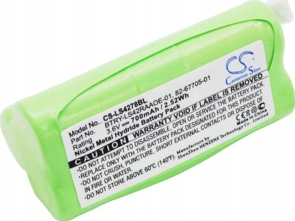 Cameron Sino batteri for skanner Kodów Typ 82-67705-01 Btry-ls42raaoe-01 For Ls4278 Ls4278-m Ds6878 Ds6878-sr / Cs-ls4278bl