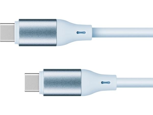 USB-kabel Kruger&Matz USB-C til USB-C 1 m blå (KM1269-1BL)