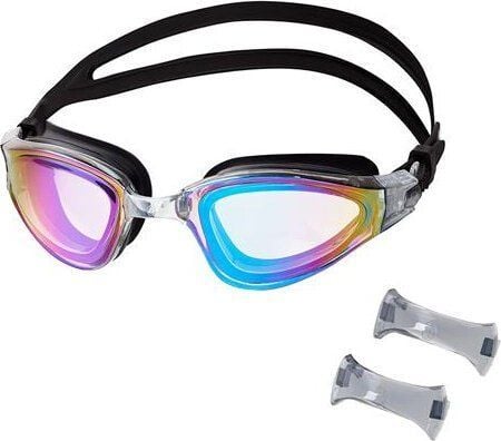 Nils Extreme NQG180MAF svart/rainbow svømmebriller Nils Aqua