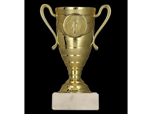 Victoria Sport pokal i plast gull T-M