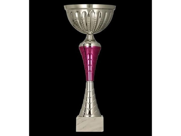 Victoria Sport pokal i metall sølv-lilla