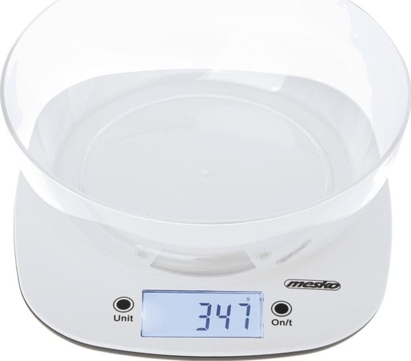Keittiövaaka Adler keittiövaaka kulholla | MS 3179w | Asteikko 1 g | Näytön tyyppi LCD | Valkoinen | Valkoinen