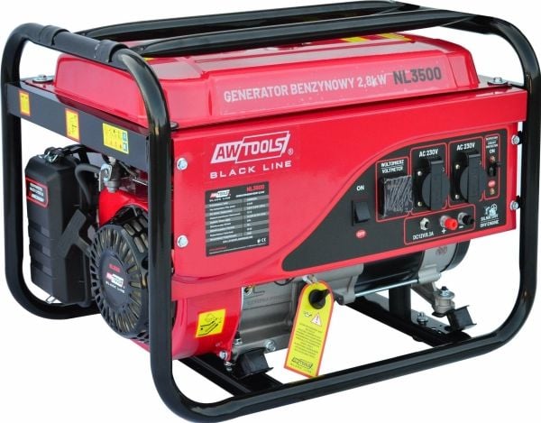 AW-Tools AWTOOLS Bensingenerator 2,8kW 230V Black LINE