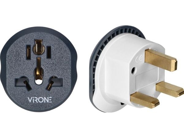 Orno Travel adapteri TA-7 Go to UK 13A/230V yleispistorasiaan UK pistotyyppi G Orno Travel adapteri TA-7 Go to UK 13A/230V yleispistorasiaan UK pistotyyppi G