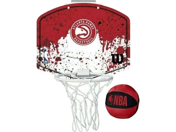 Wilson Wilson Wilson NBA Team Atlanta Hawks Mini Hoop WTBA1302ATL Punainen Yksi koko