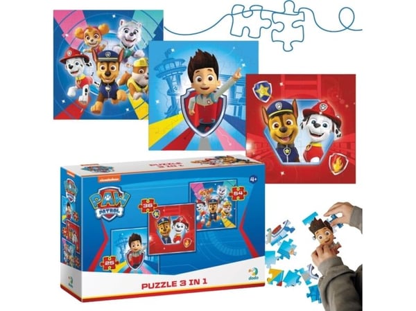 Dodo ***** Puslespill 3-i-1 Paw Patrol DOB5697 05697
