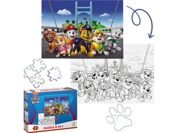 Dodo Puslespill 60 deler 2-i-1 Paw Patrol DOB5543 05543