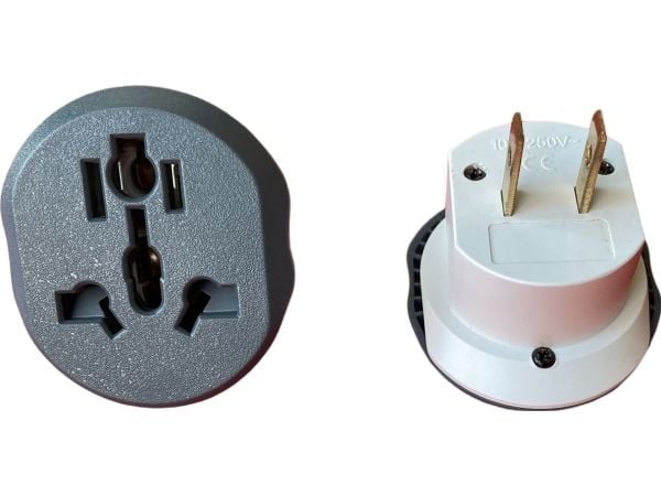 Virone TA-8 reiseadapter - til USA, 110-230V/10A, universell stikkontakt, amerikansk plugg (type A,B)