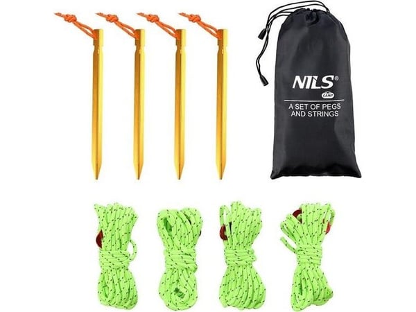 Nils Extreme NC1726 sett sleder og strekk/strammere for forankring NILS CAMP