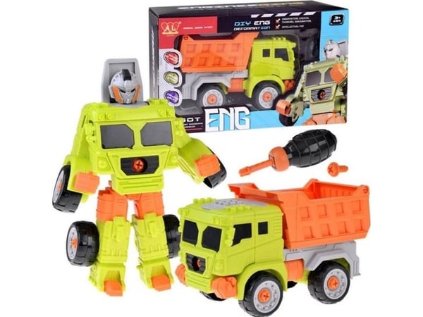 Jokomisiada byggebil auto-robot 2-i-1 tippvogn ZA4704 B