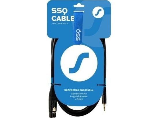 SSQ kabel SSQ XLRMi1 - XLR hunn / 3,5 stereo jack