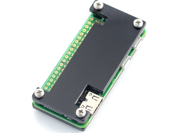 Gravlaser vadelma Pi Zero, Fluo Open, juodas
