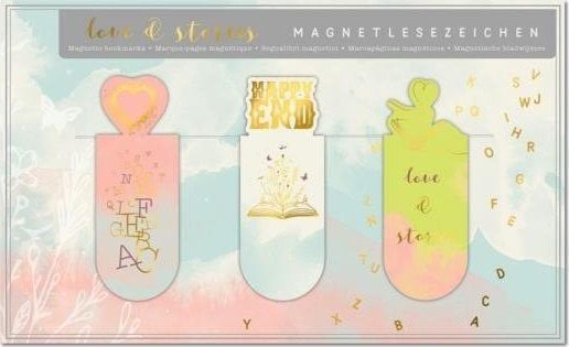 Magnetiske bokmerker - Love Stories