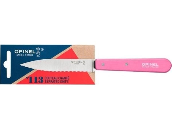 Opinel tagget kniv Pink 113