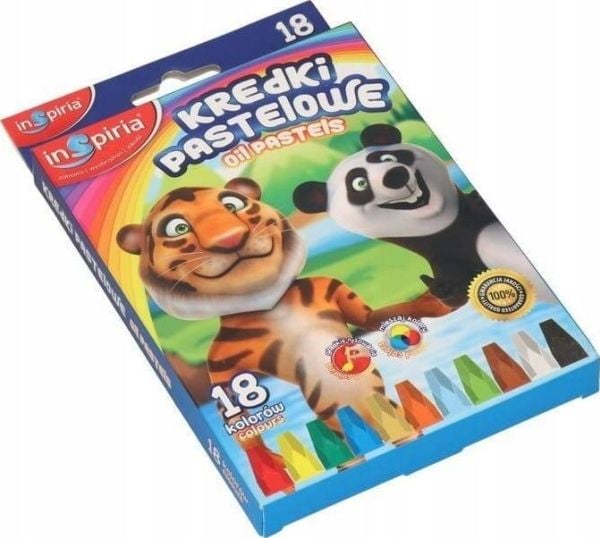 SCHEMAT pastellkritt 18 farger