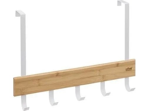 5five håndkleholder for dør opptil 2 cm tykkelse, 5 kroker