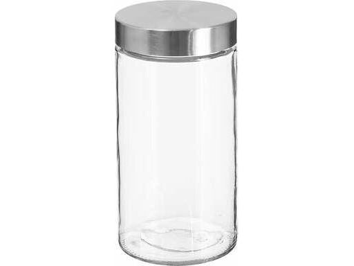 5five Lasiastia, jossa on ruostumattomasta teräksestä valmistettu kansi, 1700 ml 5five Lasiastia, jossa on ruostumattomasta teräksestä valmistettu kansi, 1700 ml