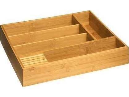 5five bambus organizer til bestikk 5 rom 38 x 28 cm