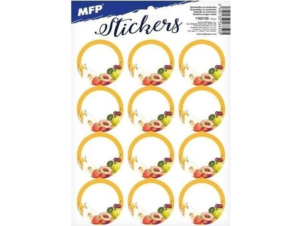 MFP papiretiketter til glass 16,2x23 cm 1160105