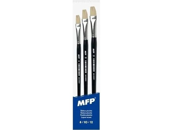 Flat papirspade-/pedele-sett 3 deler 8,10,12/577C 6340111