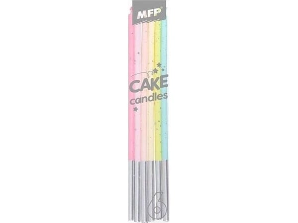 MFP papirlys til kake 6 stk. 14 cm flerfarget 8800111