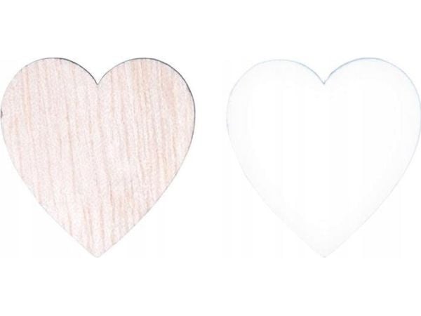 MFP papir hjerte dekorasjon 12 stk mix 2,5 cm 8886440