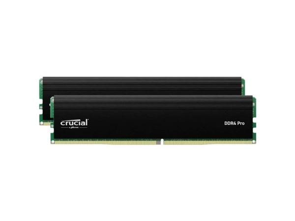 Crucial - DDR4 - sett - 64 GB: 2 x 32 GB - DIMM 288-pin - 3200 MT/s / PC4-25600 - CL22 - 1.2 V - ikke-bufret