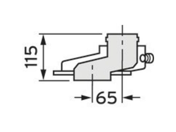 Vaillant Adapter - Adapter til 6,5 cm's forskydning