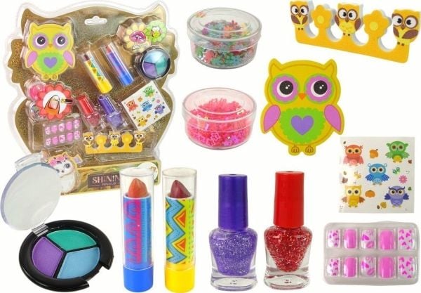 LeanToys Makeup Nail Art Owl