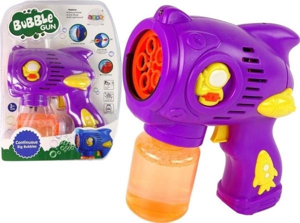 LeanToys såpeboblemaskin lilla