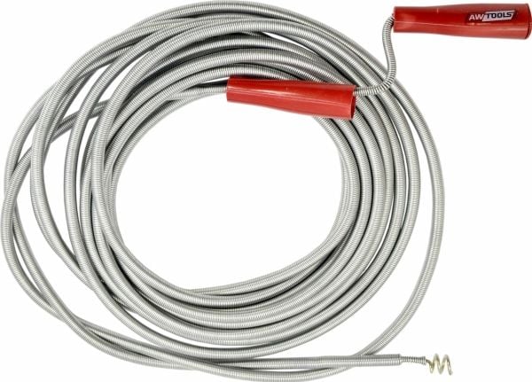 AWTools spiral avløpsslange 10 mm* 7 m