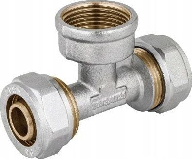 Perfexim T-stycke med skruv PN10 CuZn-C 61-609-1615-000
