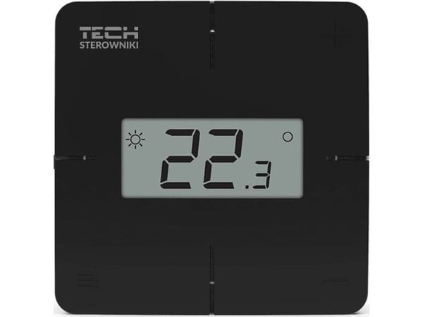 Tech Tech trådlös rumregulator R-X avsedd för L-X svart STRXBK