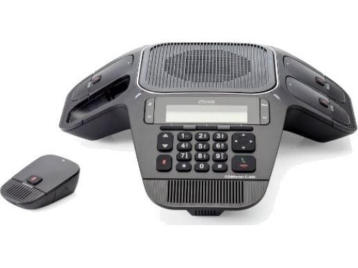 Auerswald COMfortel C-400 - Konferanse-VoIP-telefon - DECT 6.0 - SIP, SRTP - 3 linjer - svart