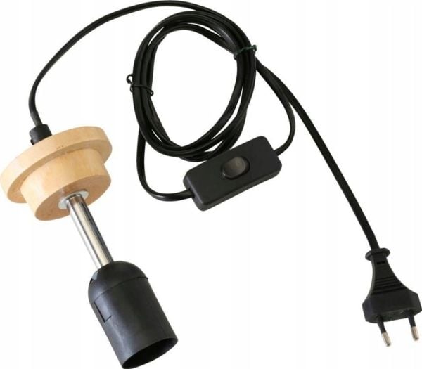Boltze ledning med bryter til lampe, E27 gjenger, 180 cm