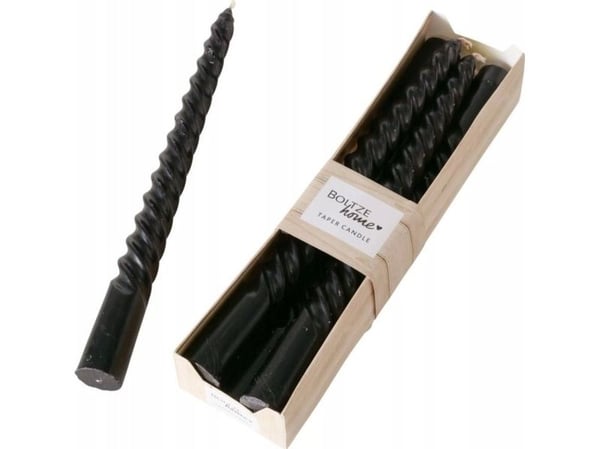 Boltze tvinnet stearinlys Twisto, Ø 2 cm