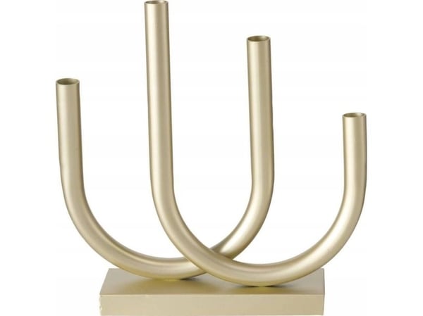 Boltze gult lysestake Tonis metall, 33 x 34 cm Boltze gult lysestake Tonis metall, 33 x 34 cm