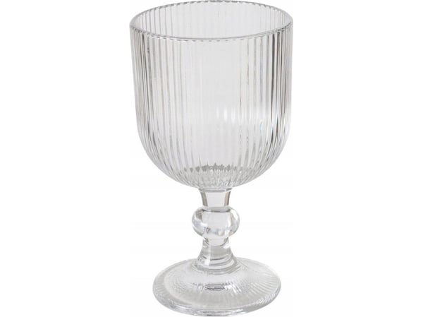 Boltze vinglass i rillet glass RIGANO