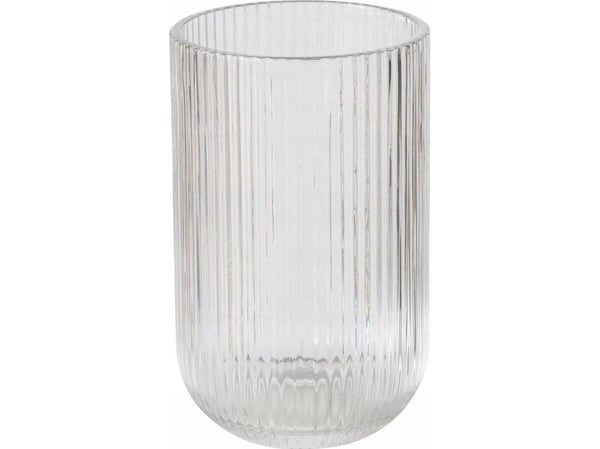 Boltze RIGANO vannglass, rillet glass, 320 ml