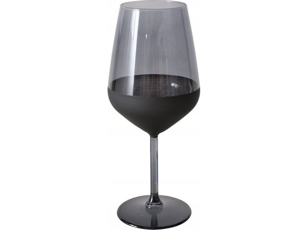 Boltze vinglass MOLUNA, svart glass
