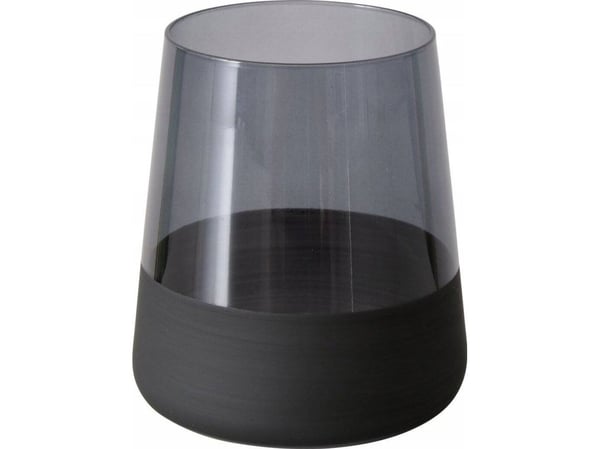Boltze MOLUNA glas för vatten eller drinkar svart glas 380 ml