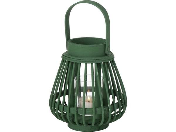Boltze bambuslanterne Ilvie 16 cm telys