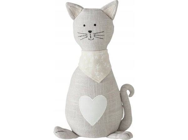 Boltze dørstopper for dører Minka, kattform, 32 x 11 x 18 cm