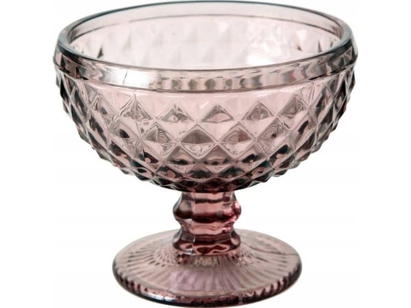 Boltze Dessert- og iskopp, rosa glass, Ø 12 cm