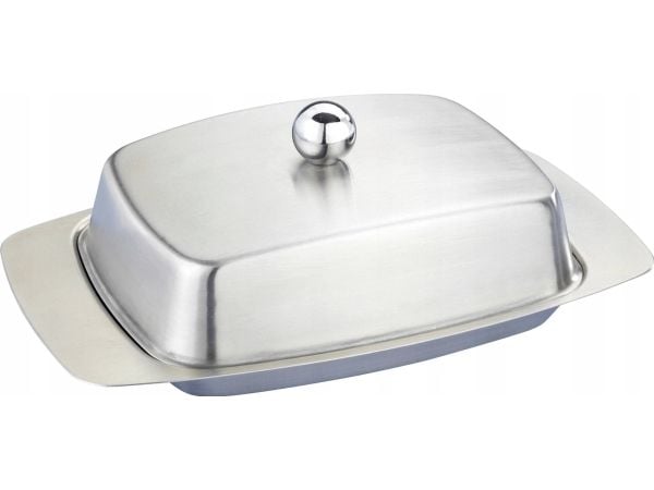 Maximex smørestykke i rustfritt stål, 17,5 x 7 x 10,5 cm