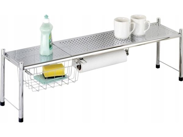 WENKO 2015012500, Oppvaskkurv, Metall, Kromfarget, 1160 mm, 210 mm, 270 mm